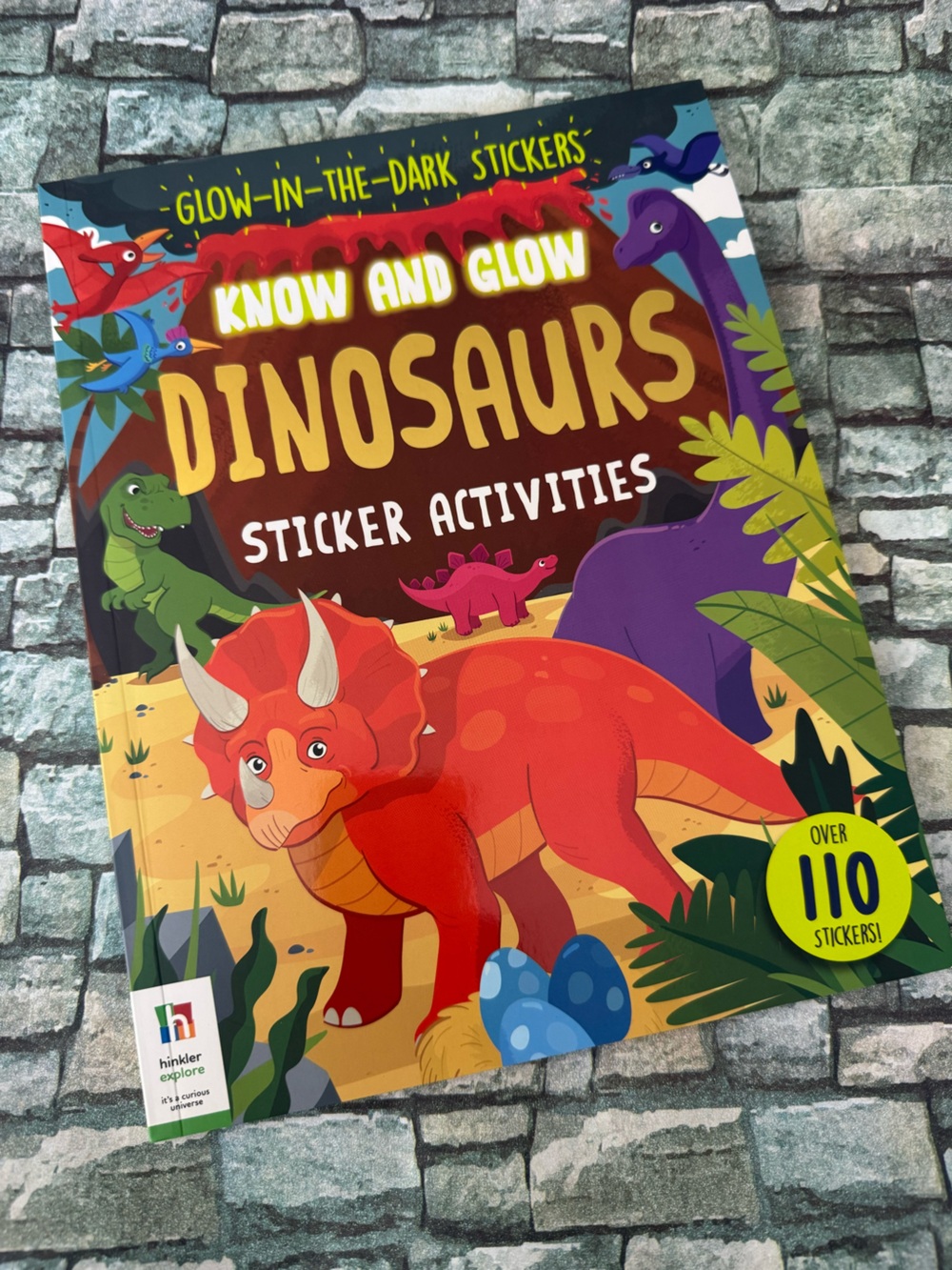Know and Glow Dinosaurs Sticker Activity Book